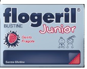 Flogeril Junior Integratore Alla Fragola 20 Bustine