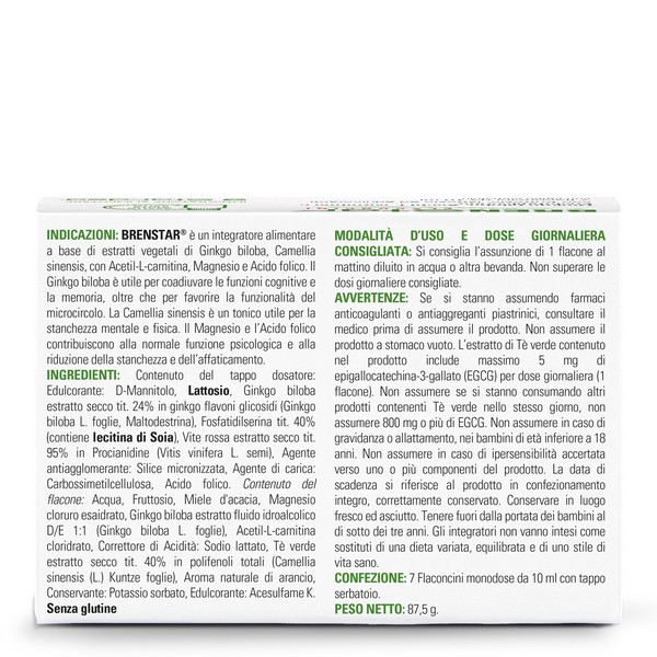Brenstar Integratore 7 Flaconcini
