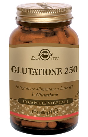 Solgar Glutatione 250 Integratore Antiossidante 30 Capsule