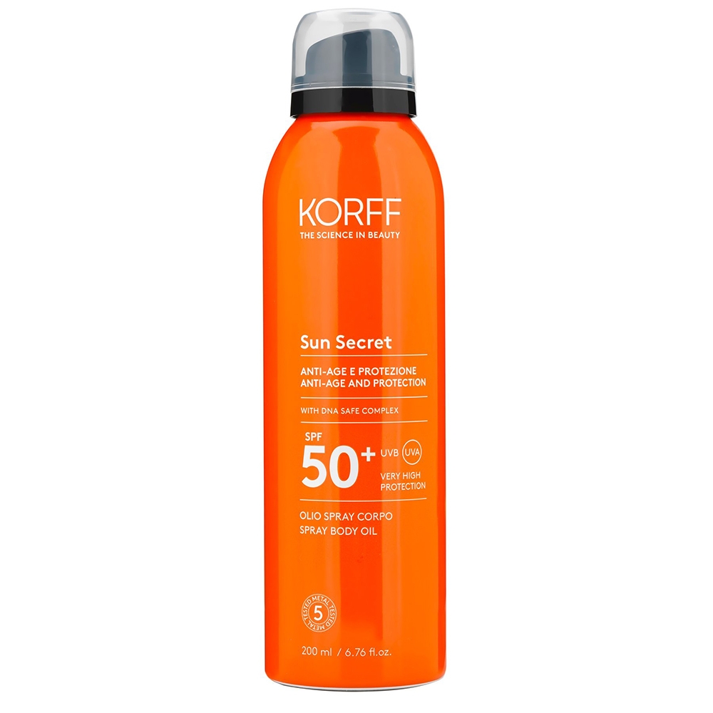 Korff Sun Secret Olio Spray Corpo SPF50+ 200mL