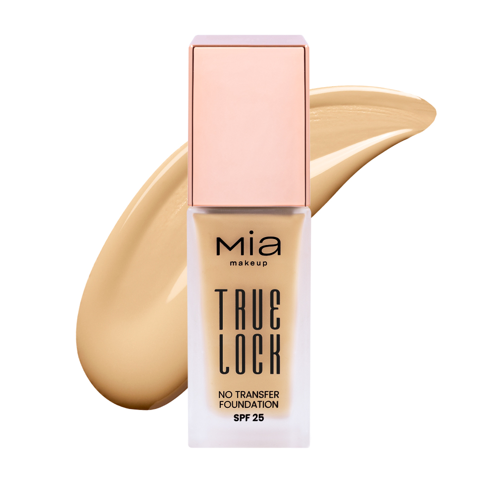Mia Makeup - True Lock - Fondotinta Fluido SPF25 A Lunga Tenuta - N.08 Pecan
