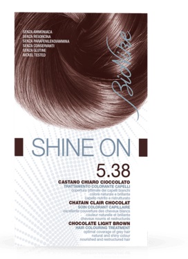 Bionike Shine-On 5.38 Castano Chiaro Cioccolato Trattamento Colorante Capelli