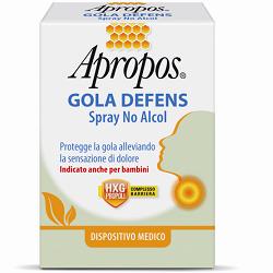 Apropos Gola Defens Spray Senza Alcool 20 ml