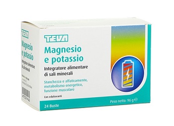 Teva Magnesio e Potassio Plus 24 bustine