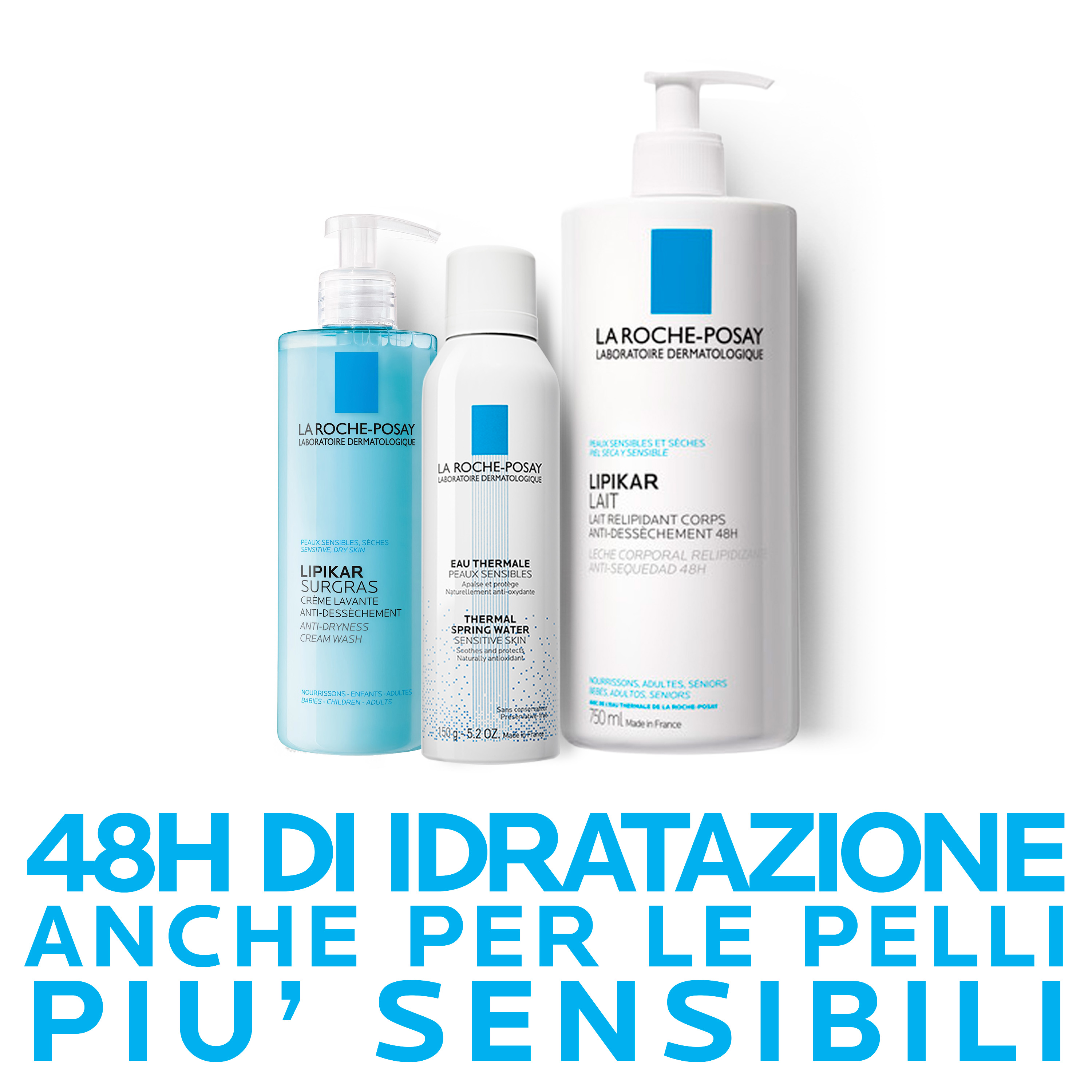 La Roche-Posay Lipikar - Latte Corpo Per Pelle Sensibile 750 ml