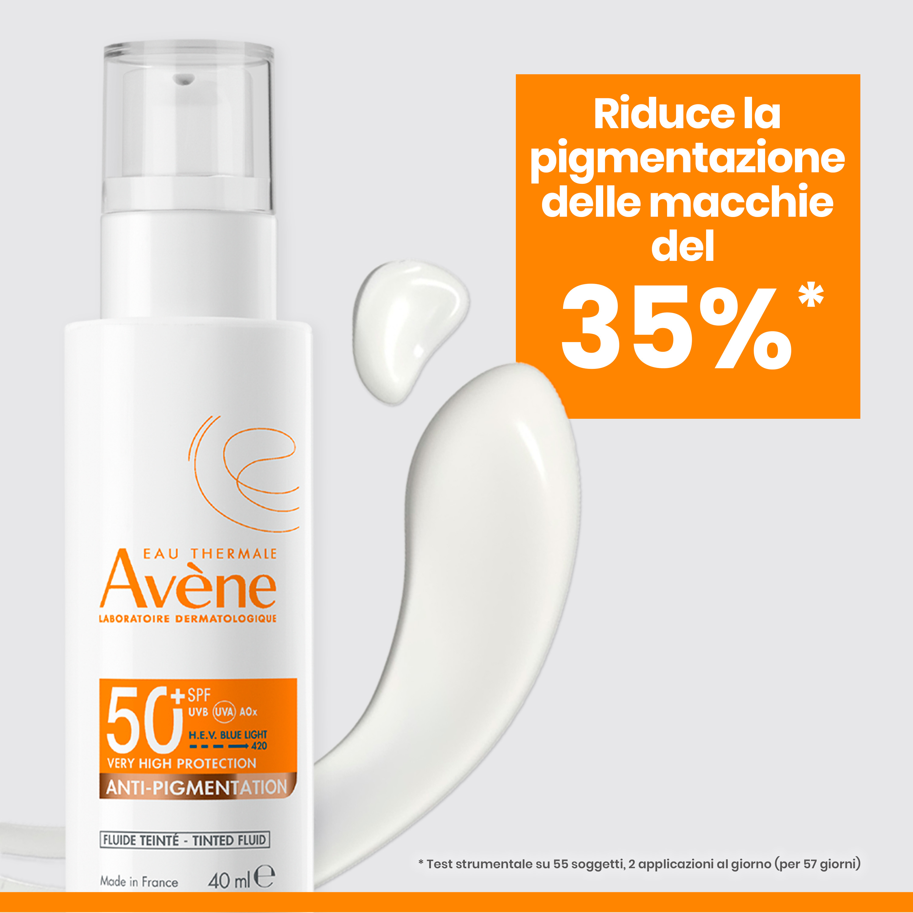 Avène Solare Fluido Antimacchie SPF 50+ Protezione e Uniformità 40ml