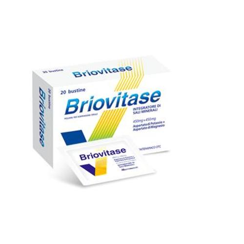 Briovitase 450 mg + 450 mg Potassio e Magnesio 20 Bustine