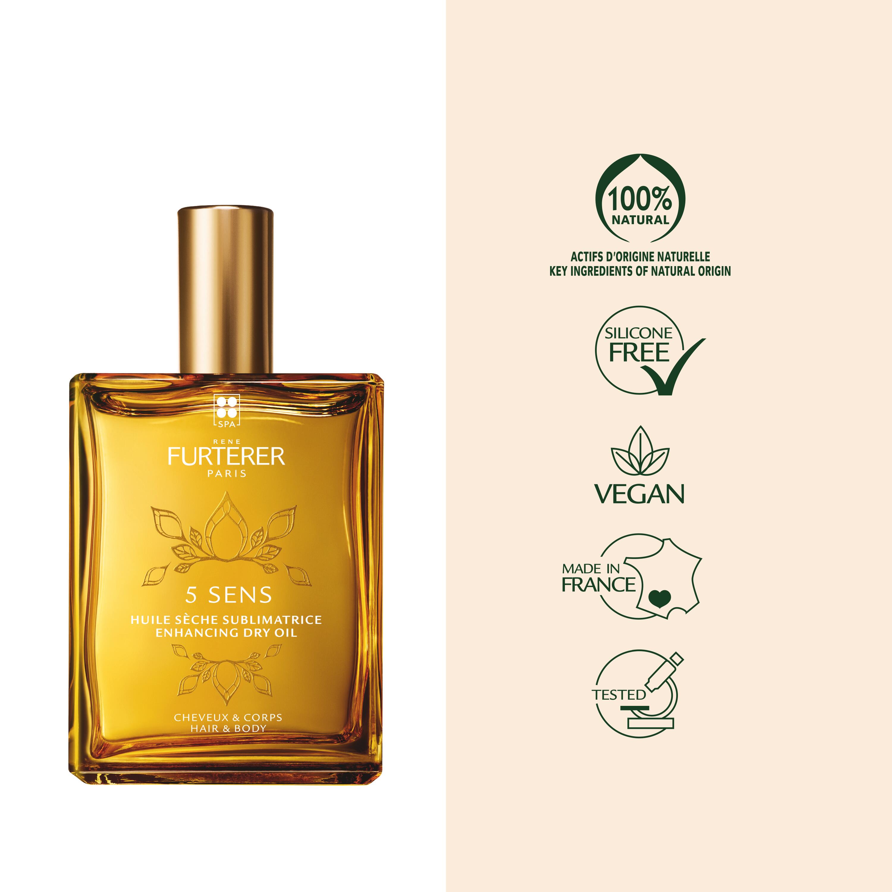 René Furterer 5 Sens - Olio Secco Sublimatore Corpo E Capelli 100 ml 