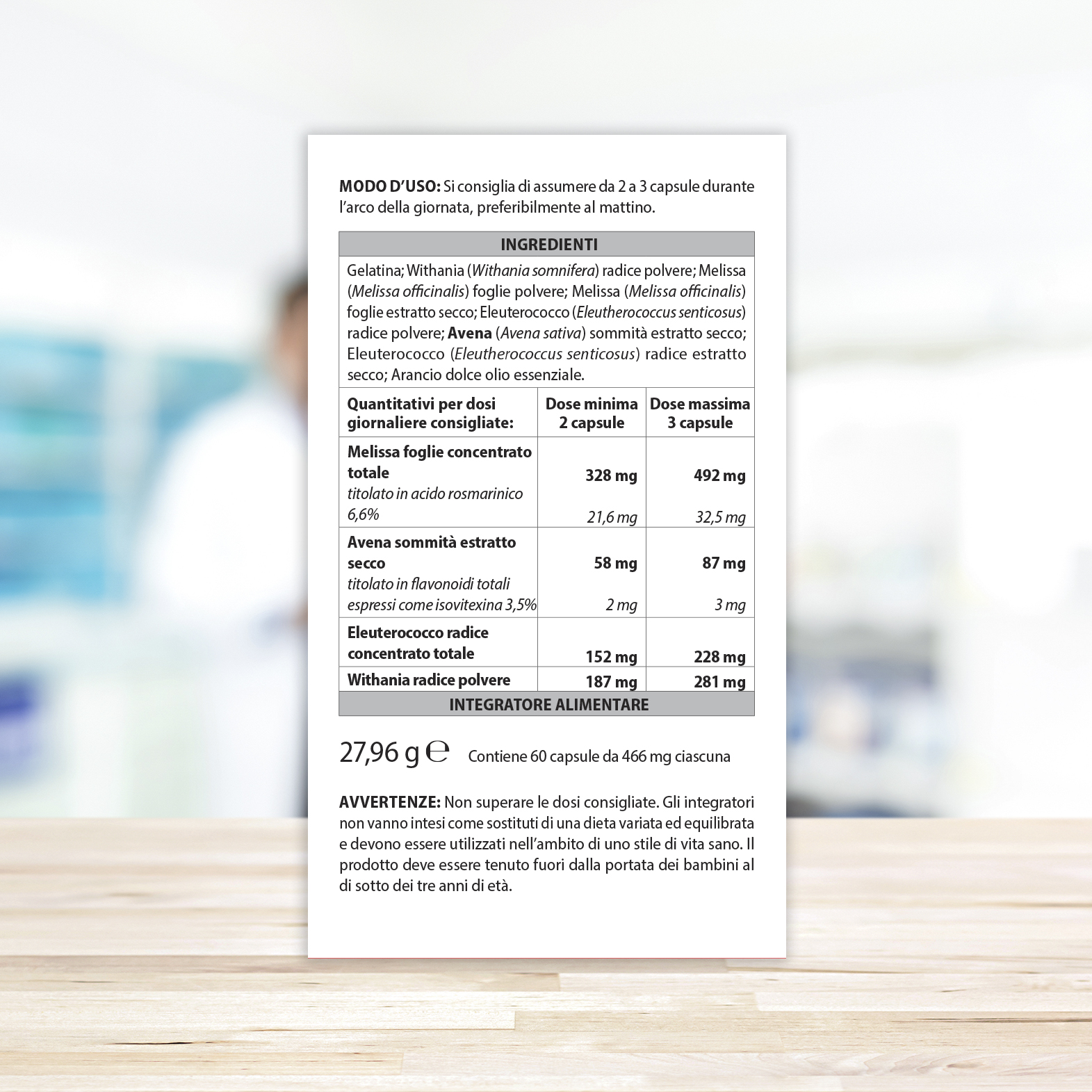 Aboca Armovita Umore+ Advanced 60 Capsule - Integratore Per Il Tono Dell'Umore
