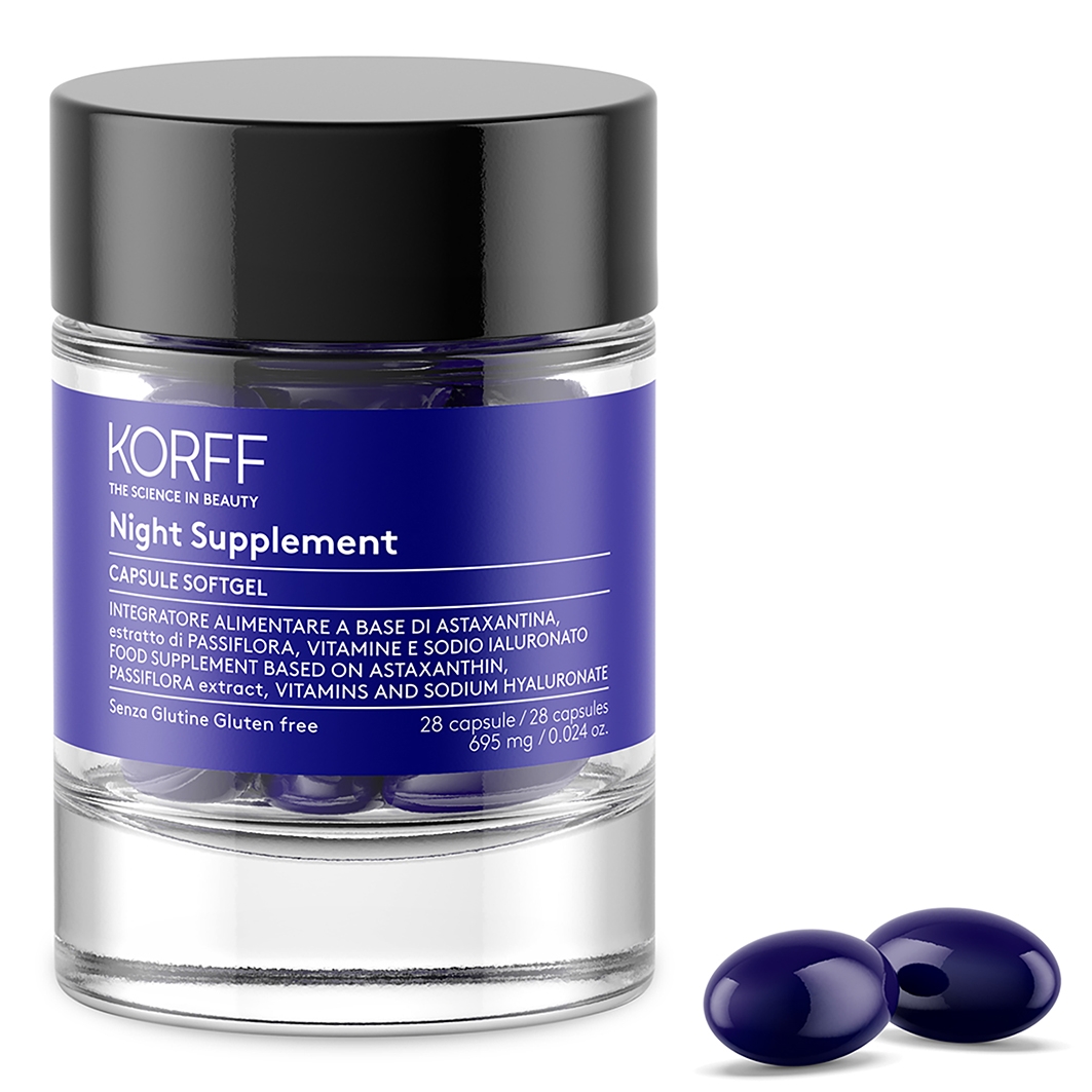 Korff Night Supplement Integratore Antiossidante 28 Capsule