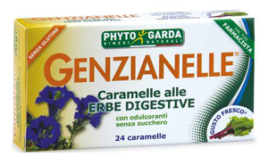 Genzianelle Erbe Digestive Senza Zucchero 24 Caramelle