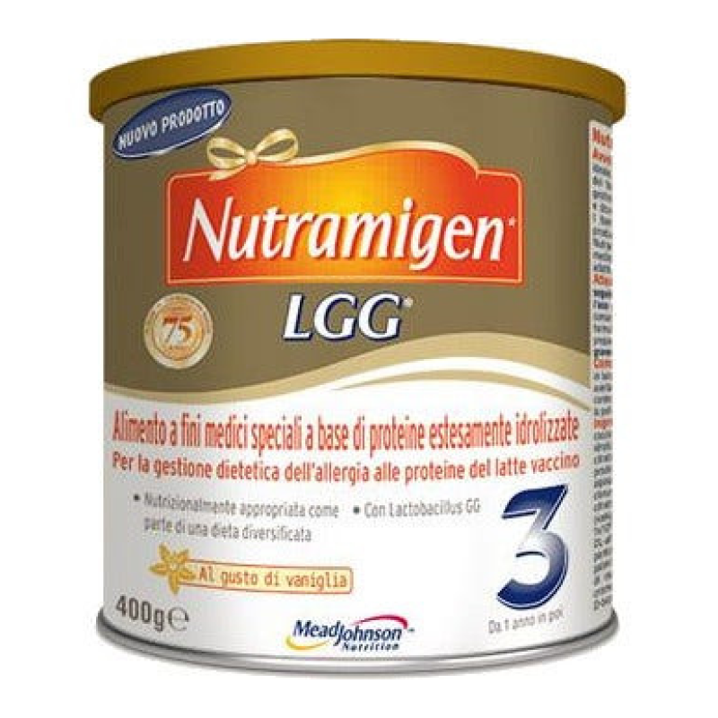 Nutramigen 3 LGG Latte in Polvere per Allergie alle Proteine del Latte Vaccino 400g