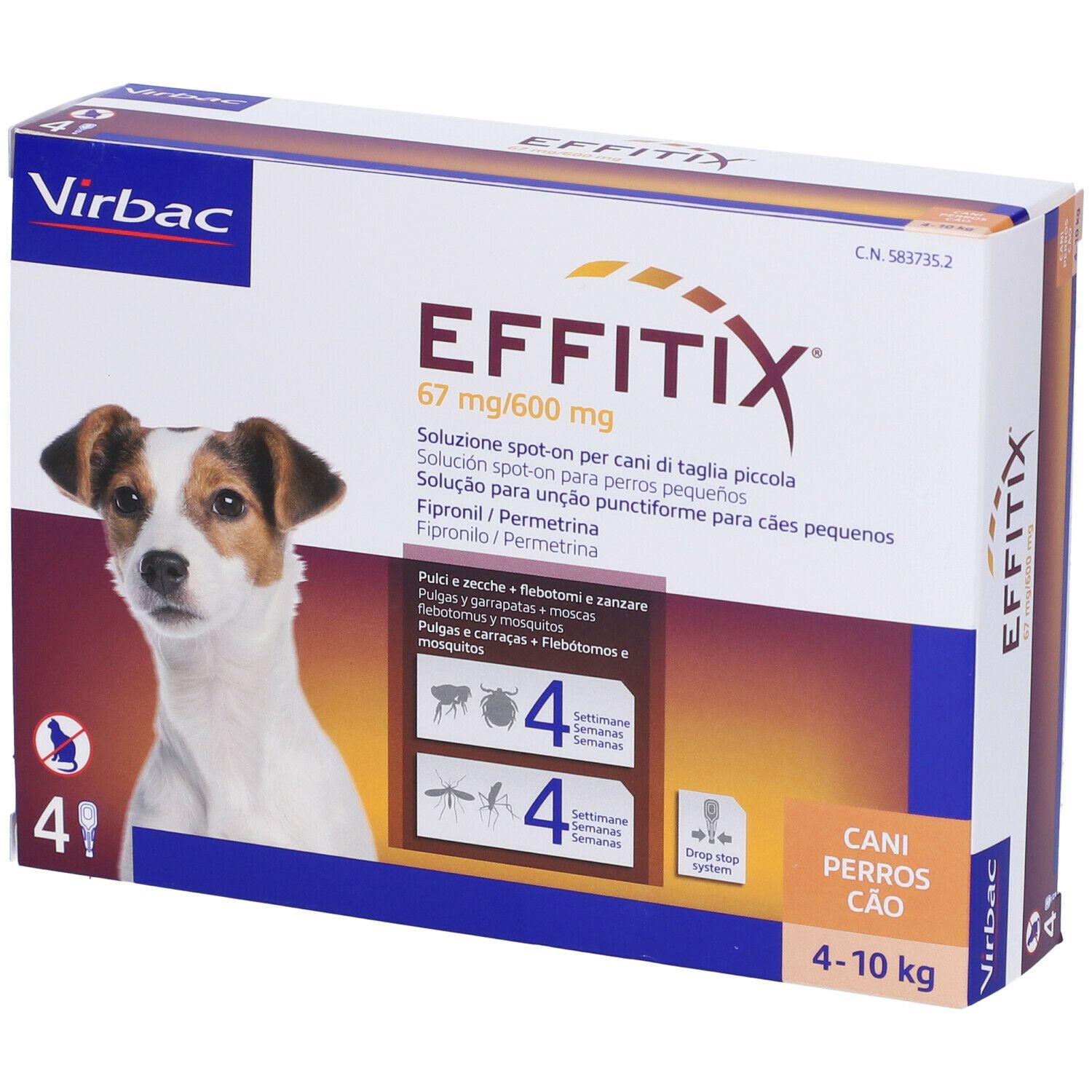 EFFITIX 4PIP 1,10ML 67+600MG