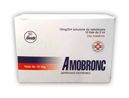 Amobronc Soluzione per Inalazioni 2 ml 15 mg Ambroxol cloridrato 10 Fiale
