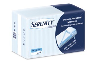 Serenity Traverse Classiche assorbenti monouso dim. 80x180cm 30 pezzi