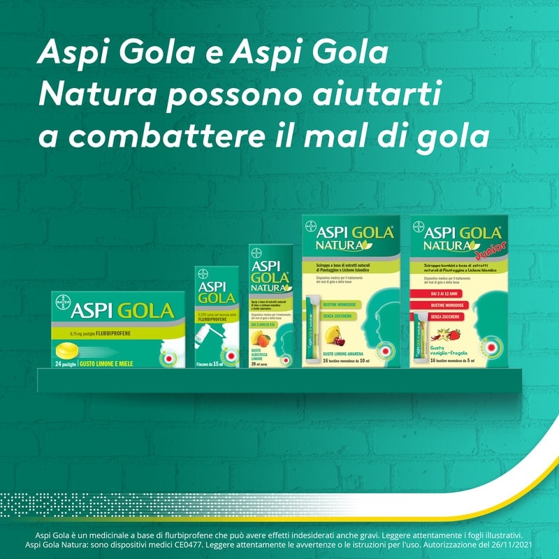 Aspirina C, contro sintomi di Raffreddore, Influenza e Febbre, 400 mg di Acido Acetilsalicilico + 240 mg di Vitamina C, antinfiammatorio e analgesico, 20 Compresse Effervescenti