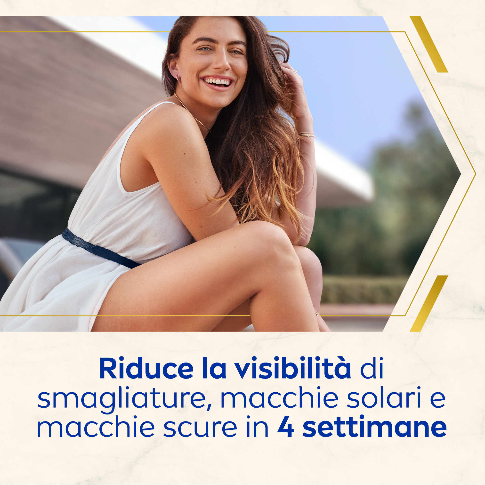 Nivea Luminous630 Crema Corpo Antismagliature & Antimacchie 200 ml, Crema smagliature e macchie