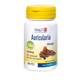 Longlife Auricularia Bio sistema immunitario 60 capsule vegetali