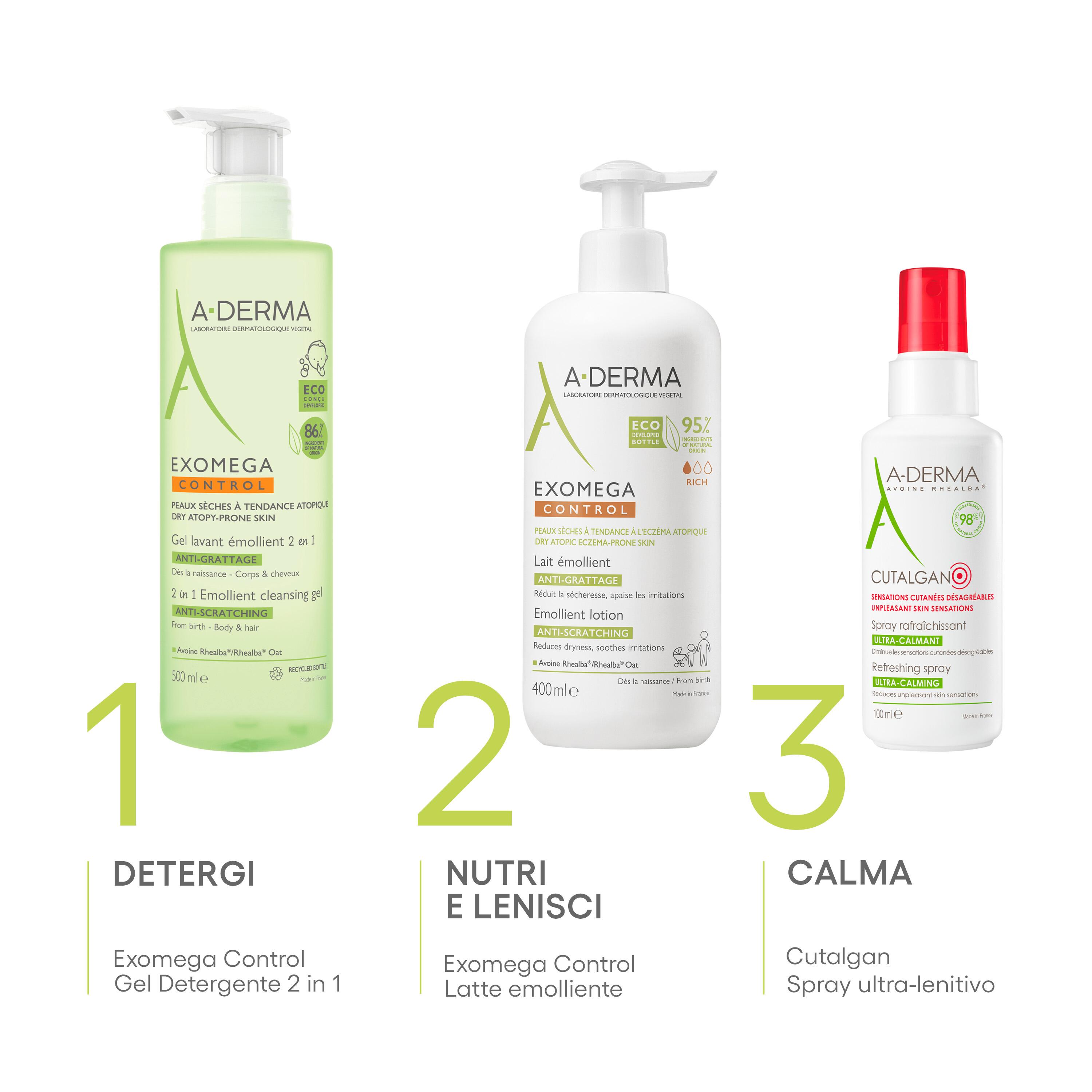 A-Derma Exomega Control - Latte Emolliente Anti-Grattage 200 ml