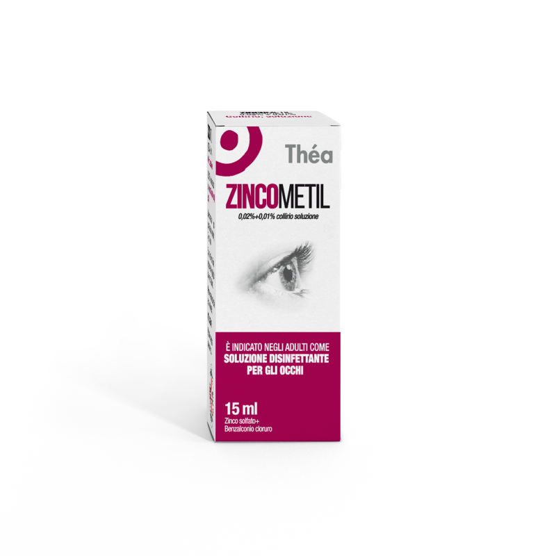 Zincometil 0,02% + 0,01% Collirio Disinfettante 15 mL