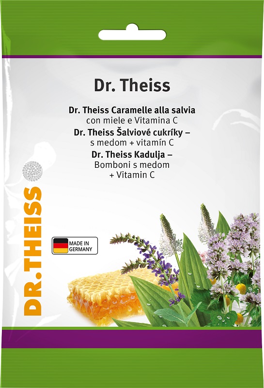 Dr. Theiss - Caramelle Alla Salvia Con Miele + Vitamina C 75 g