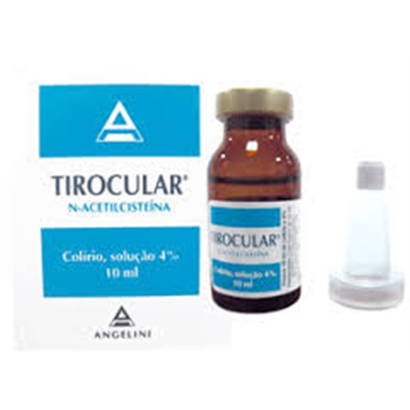 Tirocular Collirio 4% Acetilcisteina Flacone 10 ml