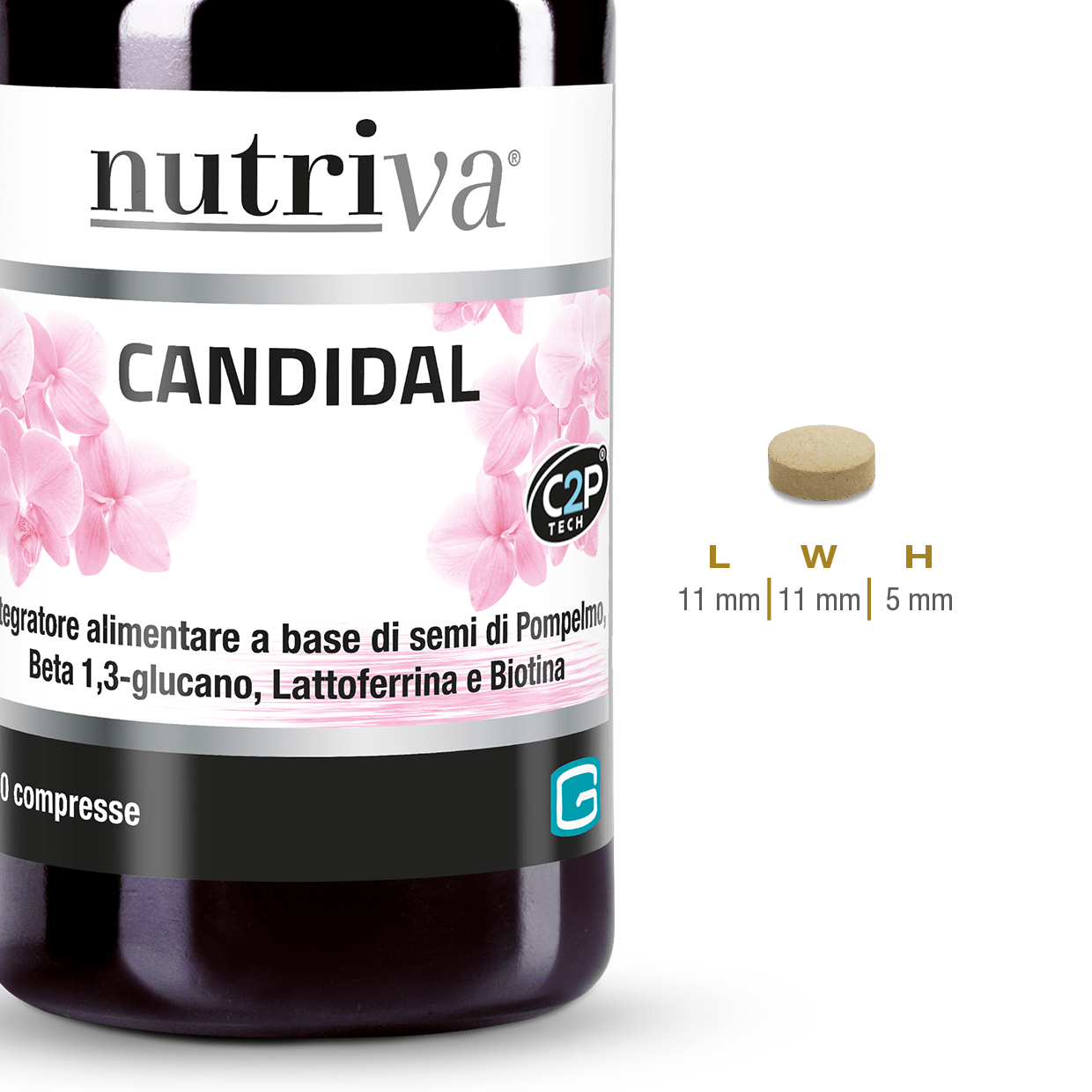 Nutriva Candidal Integratore Candida 30 Compresse