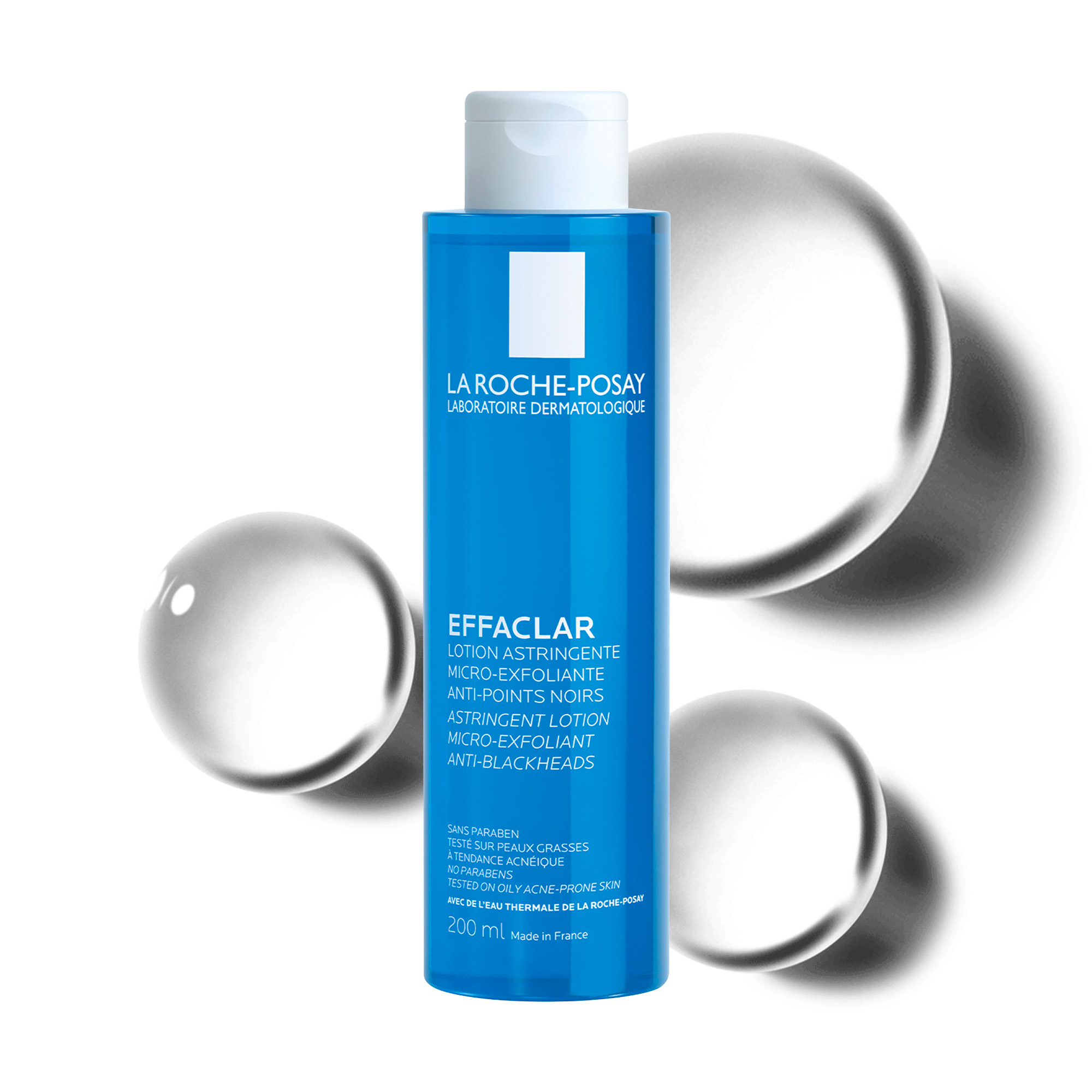 La Roche-Posay Effaclar lozione Astringente Microesfoliante per pelle mista, grassa o a tendenza acneica 200 ml