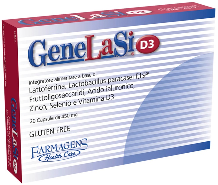 Genelasi D3 Integratore Fermenti Lattici 20 Capsule