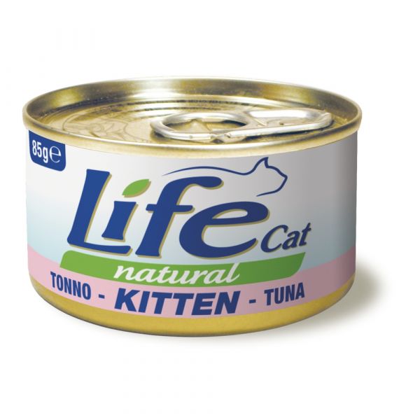 LIFEPETCARE LIFE GATTO NATURAL KITTEN TONNO 85GR (lattina)