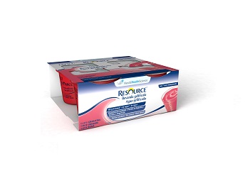 Resource Aqua+ Granatina Bevanda Gelificata Senza Zucchero 4x125 ml