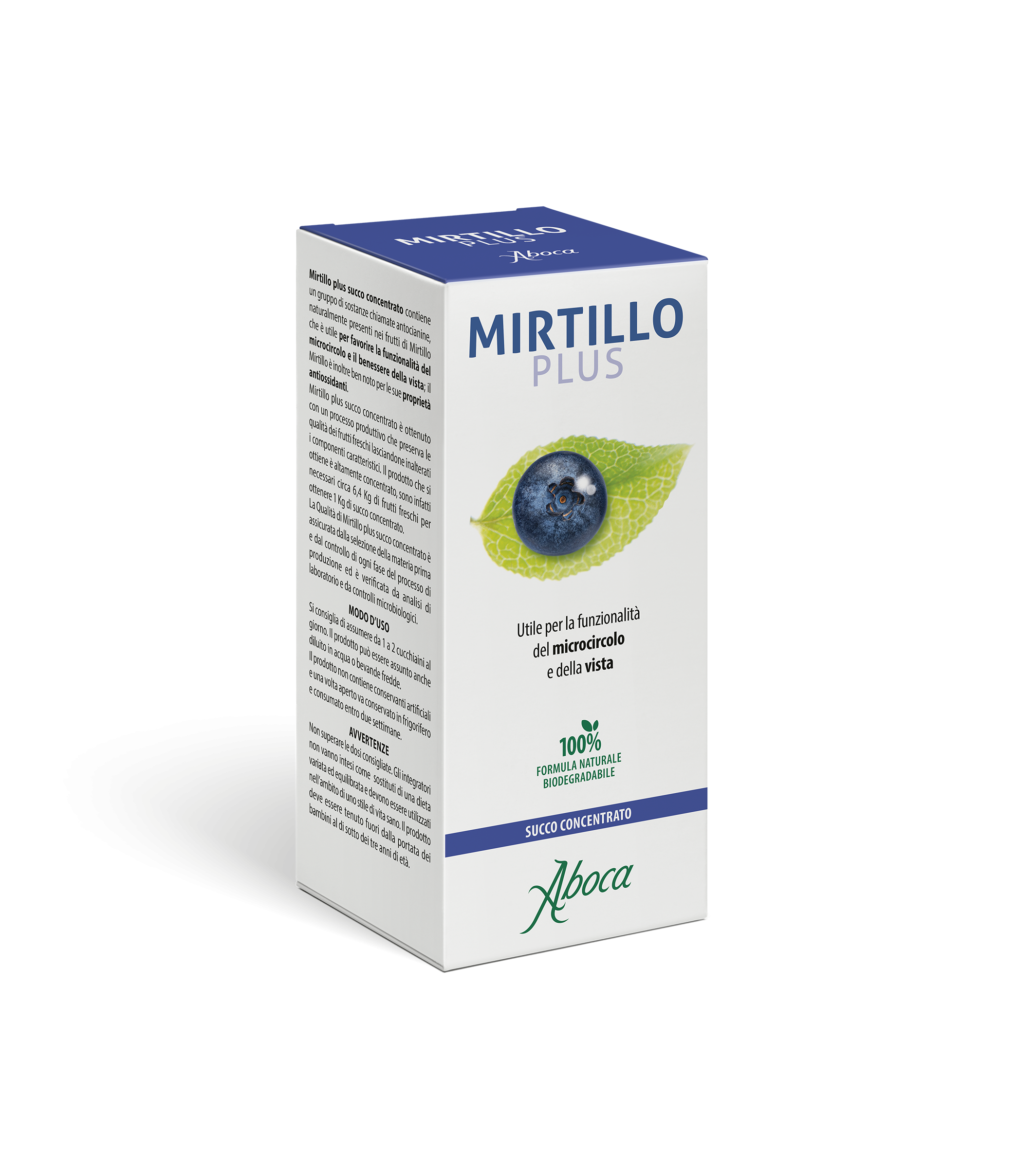 Aboca Mirtillo Plus Succo Concentrato Integratore Microcircolo e Vista 100 ml