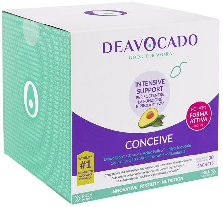 Deavocado Conceive Integratore fertilità 30 Bustine