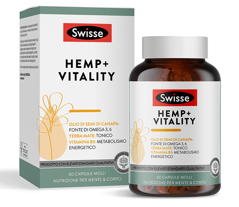 Swisse Hemp Vitality Integratore mente e corpo 60cps molli