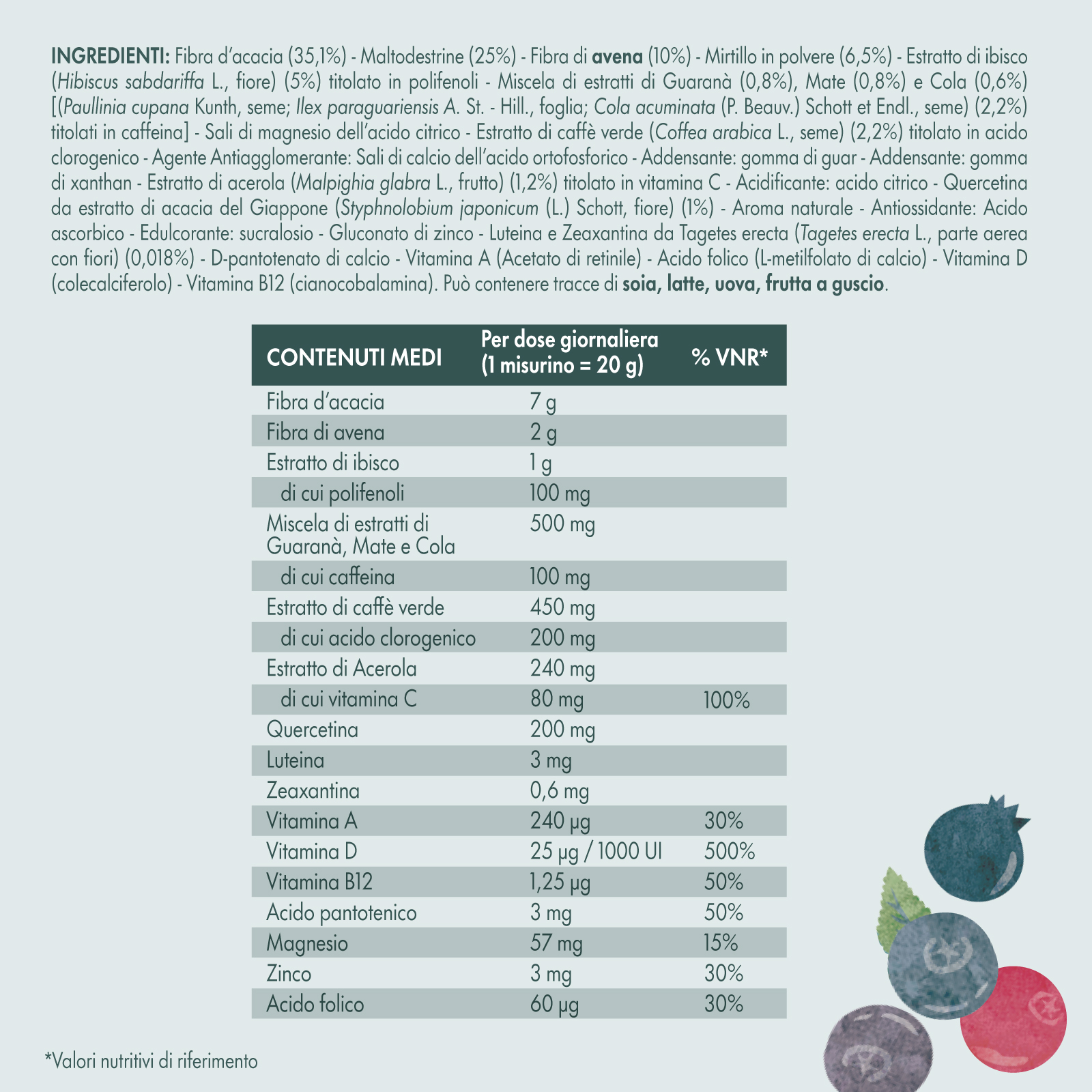 ENERZONA CARE DAILY MIX per il benessere quotidiano - 400gr