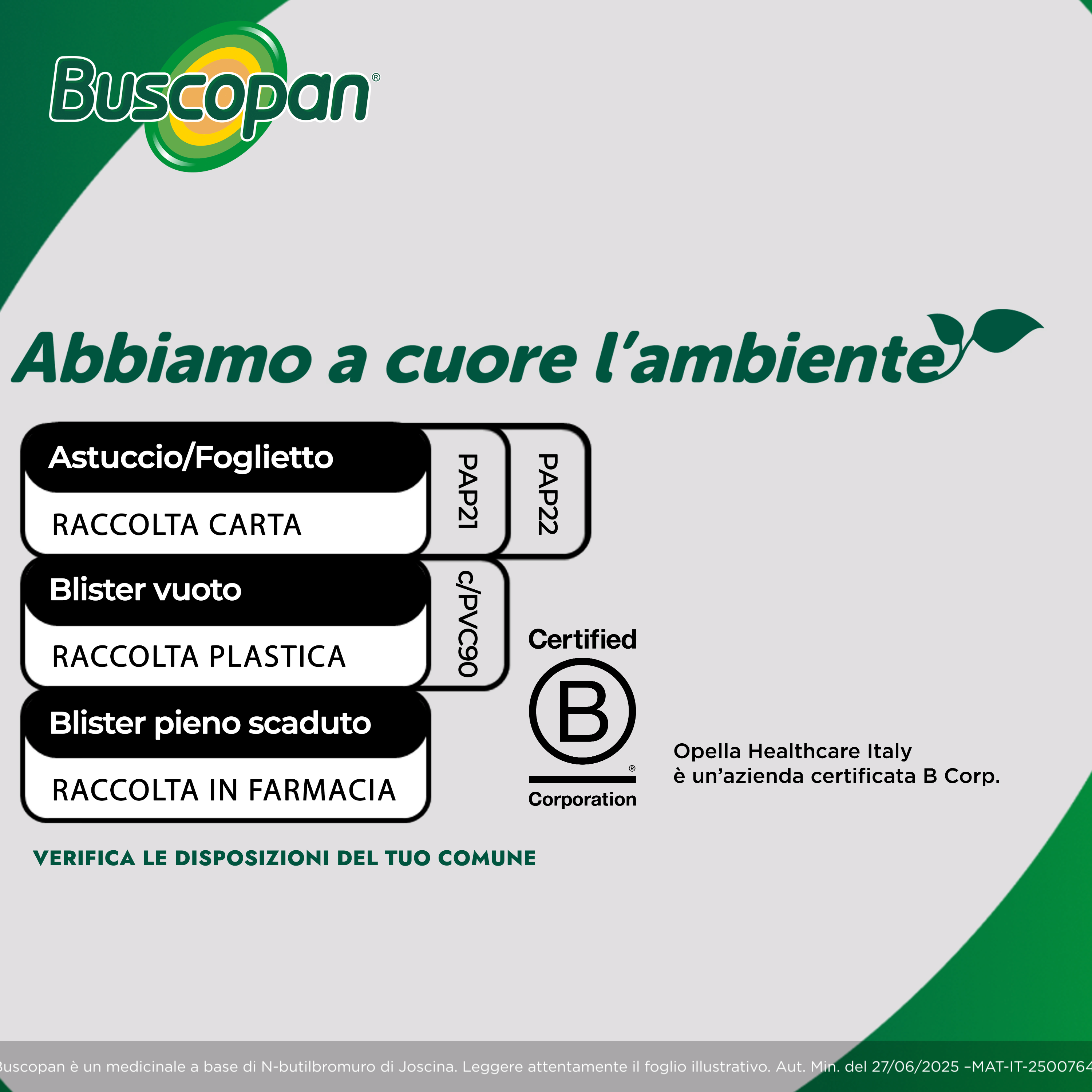 Buscopan Contro Mal di Pancia, Dolori e Crampi Addominali, 40 Compresse Rivestite