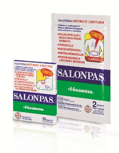Salonpas Antidolorifico 2 Cerotti Medicati Larghi 13cmX8,4cm