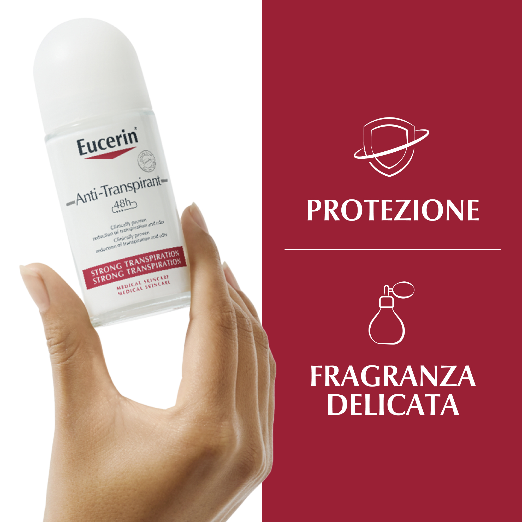Eucerin Deodorante Roll-On 48h Anti-traspirante Ipersudorazione 50 ml