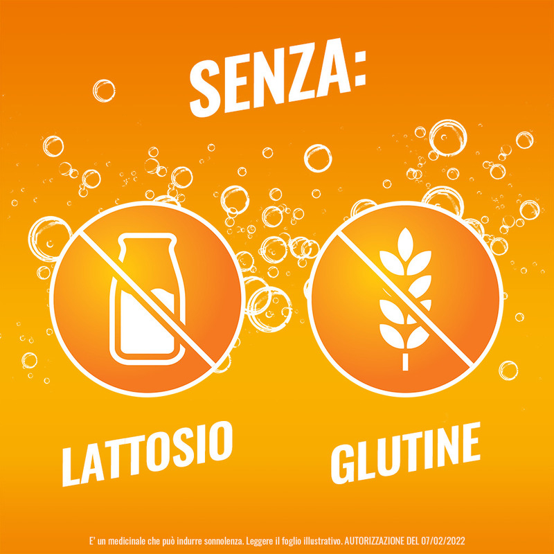 Geffer Granulato Effervescente, per Iperacidità, Dolore e Bruciore di stomaco,  favorisce la Digestione, contrasta Nausea, Gonfiore e Meteorismo, Gusto Arancia, 24 Bustine