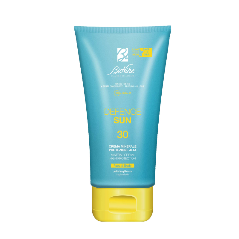Bionike Defence Sun Crema Minerale SPF 30 Protezione Alta 100 ml