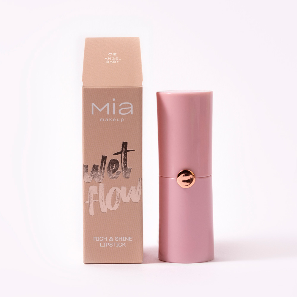Mia Makeup - Wet Flow - Rossetto Cremoso N.02 Angel Baby