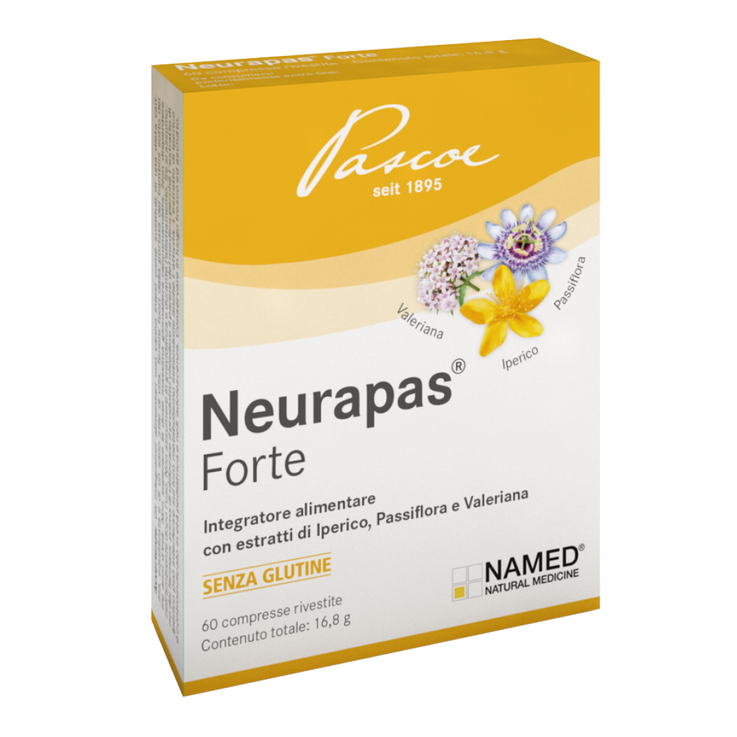 Neurapas Forte - Integratore per l'umore - 60 compresse- SCADENZA 31 MAGGIO 2026