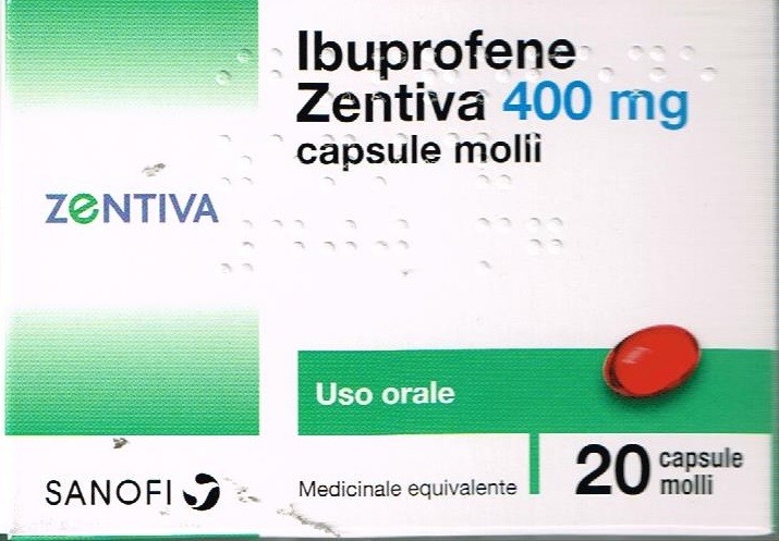 Ibuprofene Zentiva 400 mg Antinfiammatorio 20 Capsule