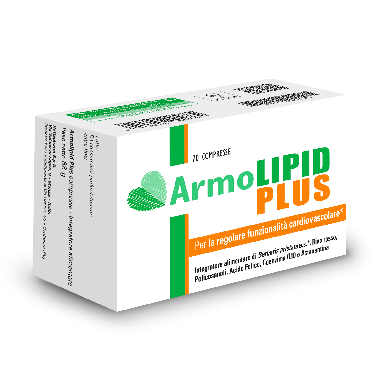 Armolipid Plus 70 Compresse - Integratore Per Il Colesterolo - Nuovo Formato