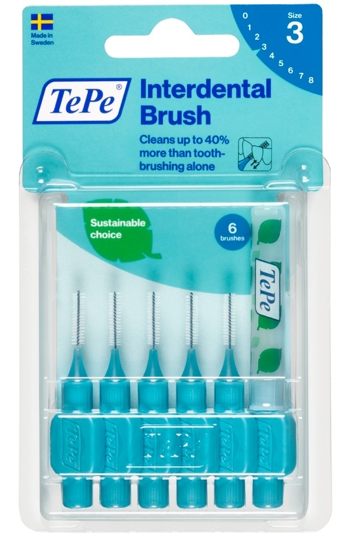 TePe Scovolino Blu Per Pulizia Interdentale (ISO 3) 6 Pezzi