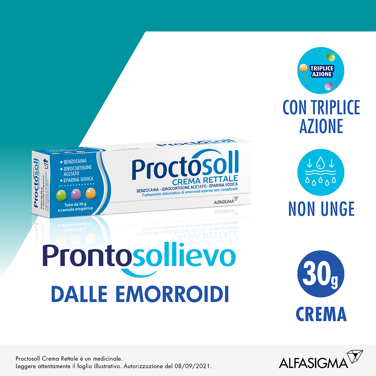PROCTOSOLL CREMA RETTALE 30G