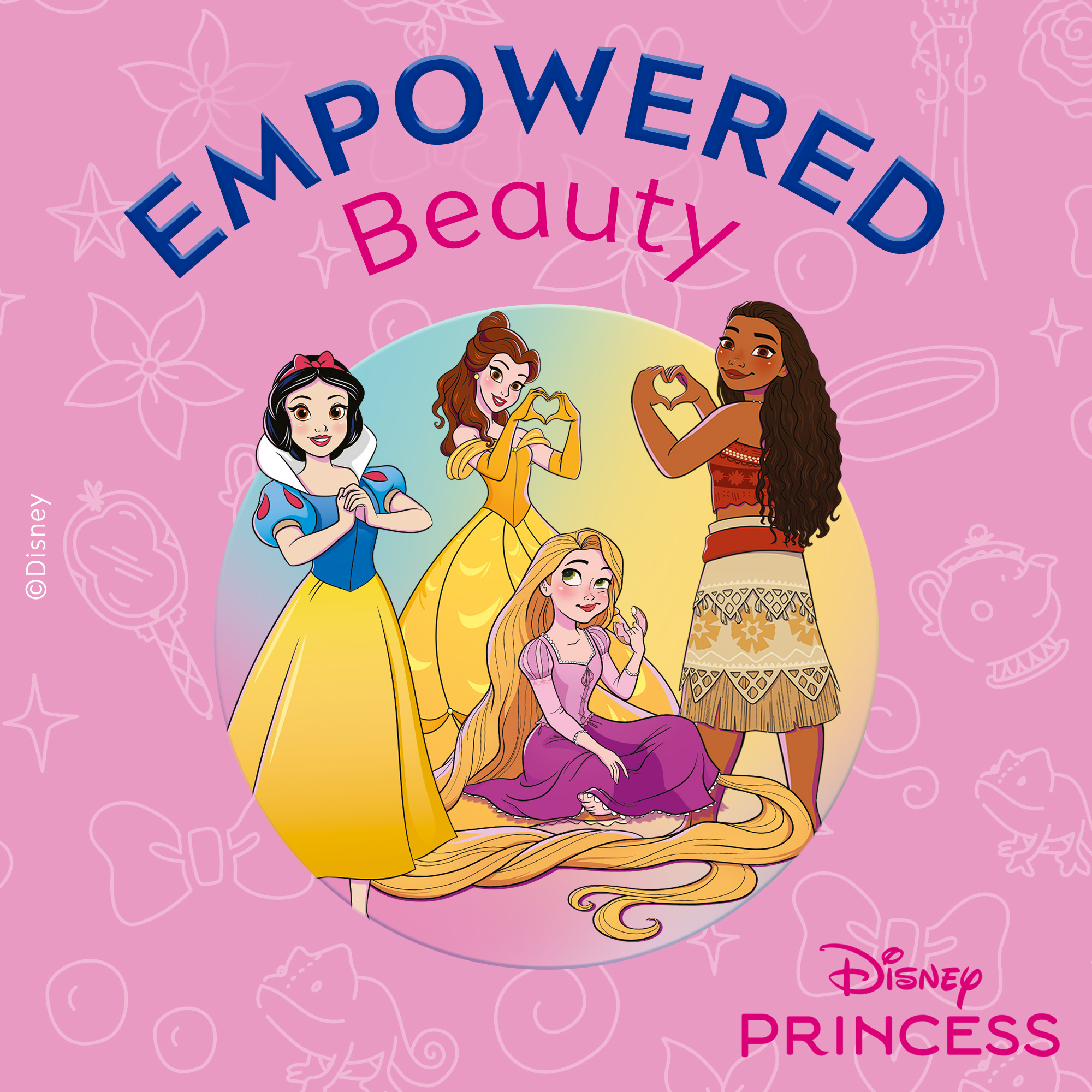 Labello Disney Princess Limited Edition - Rapunzel - Balsamo labbra colorato ad azione idratante prolungata, adatto dai 3 anni in su - Burrocacao aroma fragola, 4.8g