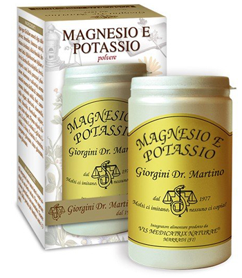 Dr. Giorgini Magnesio e Potassio Polvere Integratore Contro Stanchezza e Affaticamento 180 g