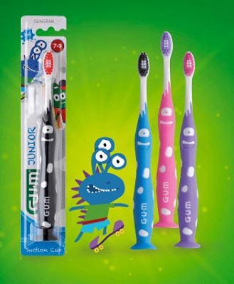 Gum Junior 7-9 anni Spazzolino Bambini Colori Assortiti
