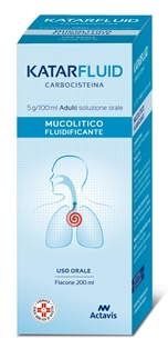 Katarfluid Soluzione Orale Carbocisteina Tosse 200 ml